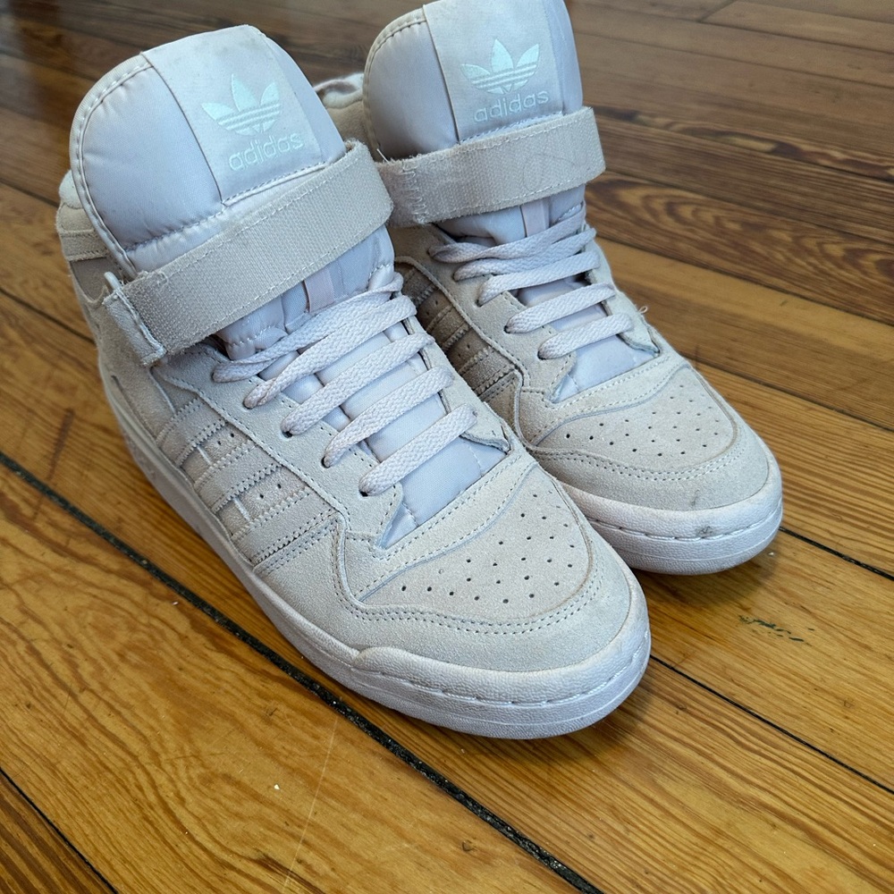 Adidas High-Top Sneakers - Light Pink